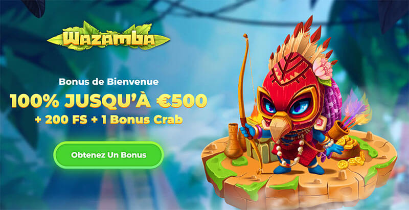 Capture d’écran de l’interface Wazamba Casino